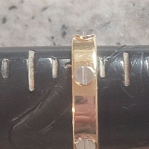 Cartier love ring size 7 18k
